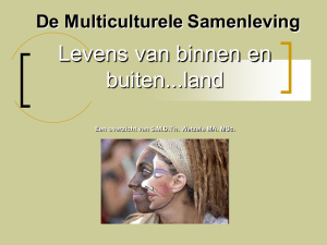 1. De Multiculturele Samenleving 2013 vwo