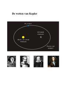 De wetten van Kepler