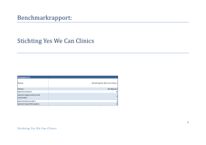 Benchmarkrapport: Stichting Yes We Can Clinics