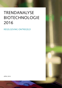 Trendanalyse BioTechnologie 2016