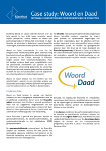 Case study: Woord en Daad