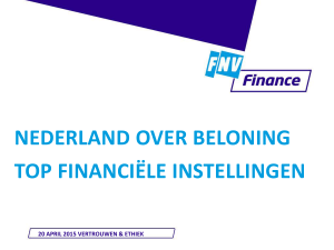 nederland over beloning top financiële instellingen