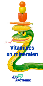 folder vitamines - apotheek van der Mooren