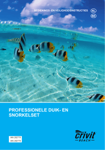 professionele duik- en snorkelset