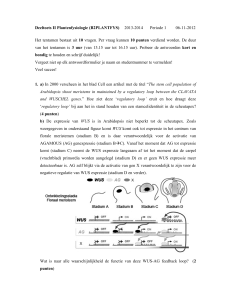 Deeltoets II Plantenfysiologie (B2PLANTFYS) 2013