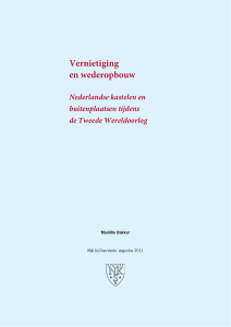 rapport WO-II v5.indd - Nederlandse Kastelenstichting
