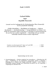 Zaak C-224/01 Gerhard Köbler tegen Republik Österreich