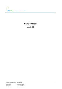 serotiniteit - Nvog Documenten