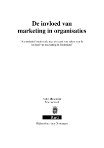 De invloed van marketing in organisaties