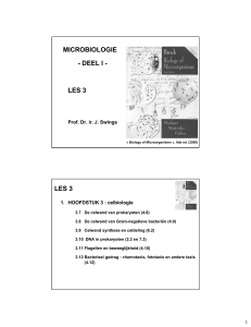 microbiologie - deel i - les 3 les 3