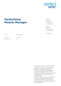 PerfectView Module Manager
