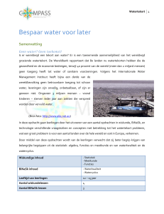 2.6 Taak 6 – Bespaar water voor later