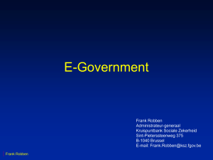 E-Government - Frank Robben`s webpage