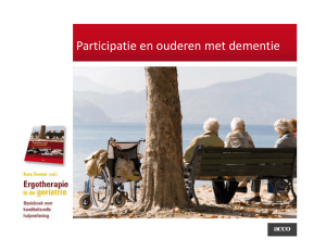 Participatie en ouderen met dementie