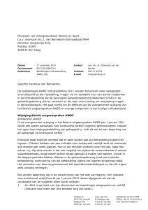 Brief - Vereniging Gehandicaptenzorg Nederland
