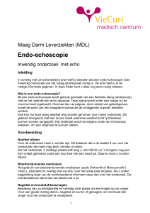 Endo-echoscopie - Inwendig onderzoek met echo