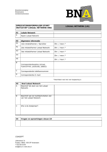 Oprichting Lokaal Netwerk