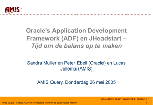 Oracle ADF - introduction of a Binding Framework