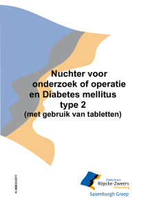 PDF Nuchter voor onderzoek of operatie en diabetes mellitus type 2