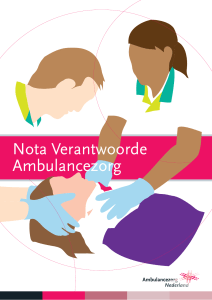 Nota Verantwoorde Ambulancezorg