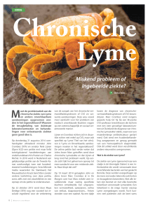 Chronische Lyme: Miskend probleem of ingebeelde ziekte?