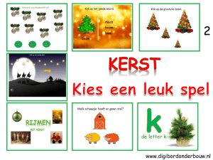 rood kerstboom begint met de letter k. Zie jij nog een woord dat