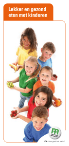 Lekker en gezond eten met kinderen