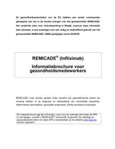 REMICADE (Infliximab) Informatiebrochure voor