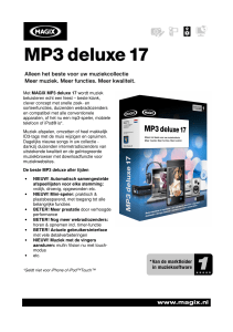 Met MAGIX MP3 deluxe 17 wordt muziek beluisteren echt
