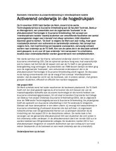 Bootweek - TU Delft Medewerkers