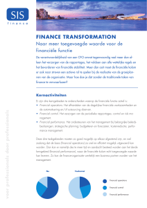 Finance transFormation