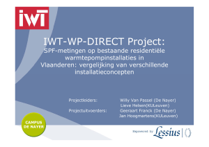 IWT WP DIRECT Project: IWT-WP-DIRECT Project