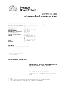 (Standaard) Commissie voorbladen griffi - Provincie Noord