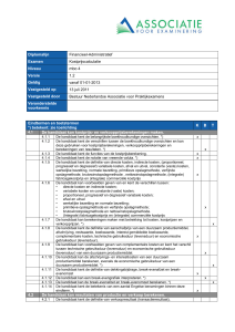 Diplomalijn Financieel-Administratief Examen Kostprijscalculatie