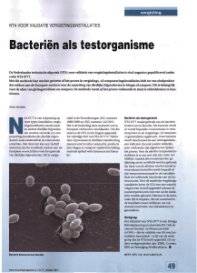 Bacterien als testorganisme