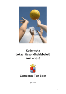 kadernota LGb Ten Boer definitieve versie