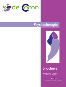 brochure Psychotherapie