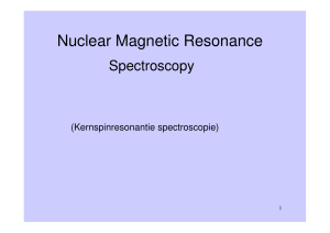 NMR spectrum - chem