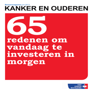 kanker en ouderen