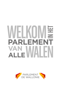 VAN ALLE - Le Parlement de Wallonie