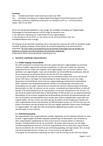 Factsheet voor Kamerdebat over de ggz op 21 mei 2015