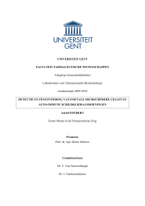 UNIVERSITEIT GENT FACULTEIT FARMACEUTISCHE