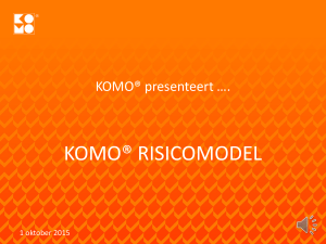 Bekijk hier de introductiefilm van het KOMO Risicomodel.