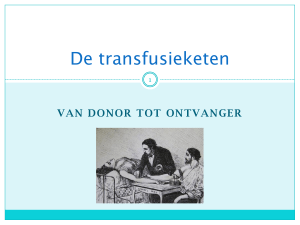 De transfusieketen - health.belgium.be