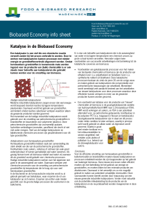 Katalyse in de Biobased Economy