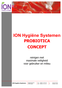probiotica concept - ION Hygiëne systemen
