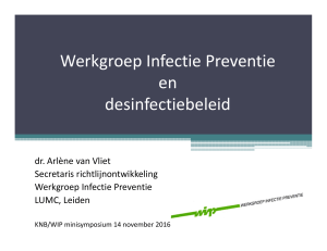 Werkgroep Infectie Preventie en desinfectiebeleid