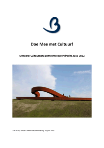 Doe Mee met Cultuur! - Gemeente Barendrecht