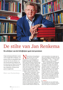 De stilte van Jan Renkema
