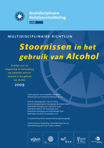 Richtlijn Stoornissen in het gebruik van alcohol
